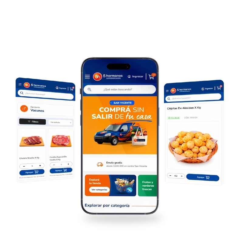 Una experiencia de compra simple en cada paso.