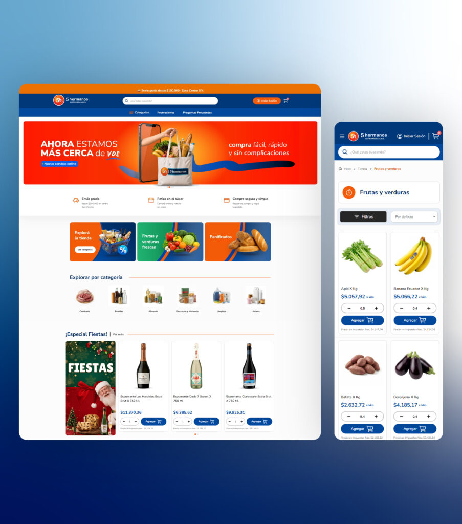 5 hermanos supermercados